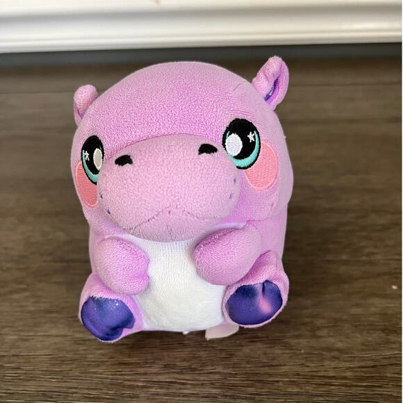 Squeezamals‎ Plumps The Hippo Plush - Picture 1 of 6